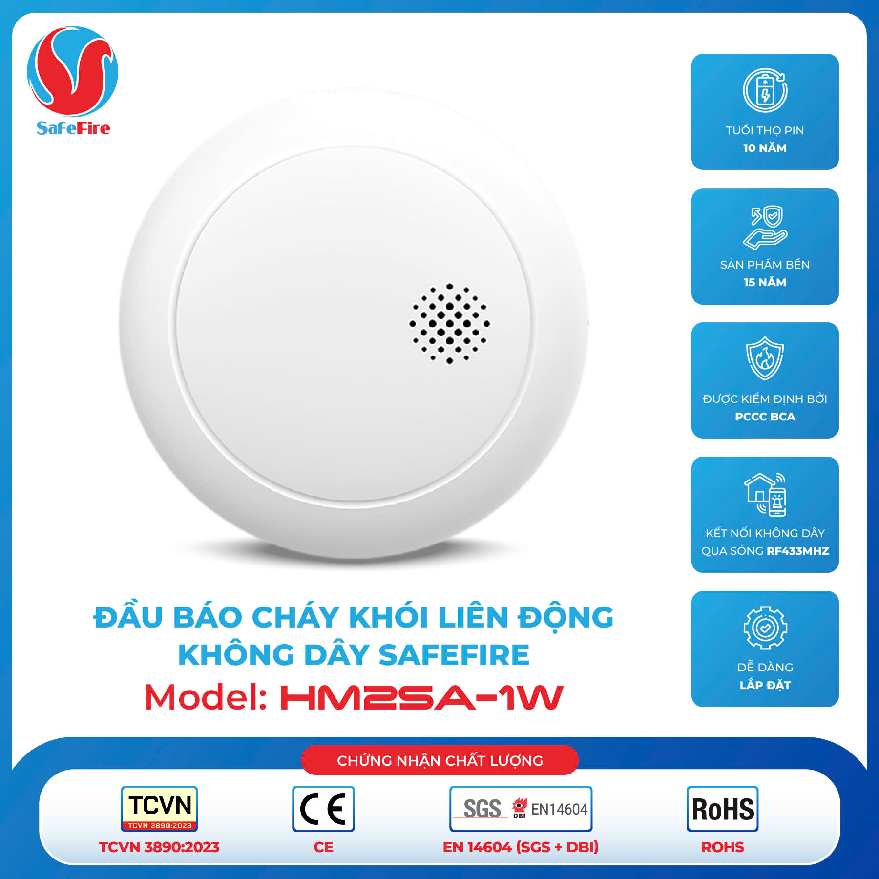 Smoke Detector HM2SA-1W